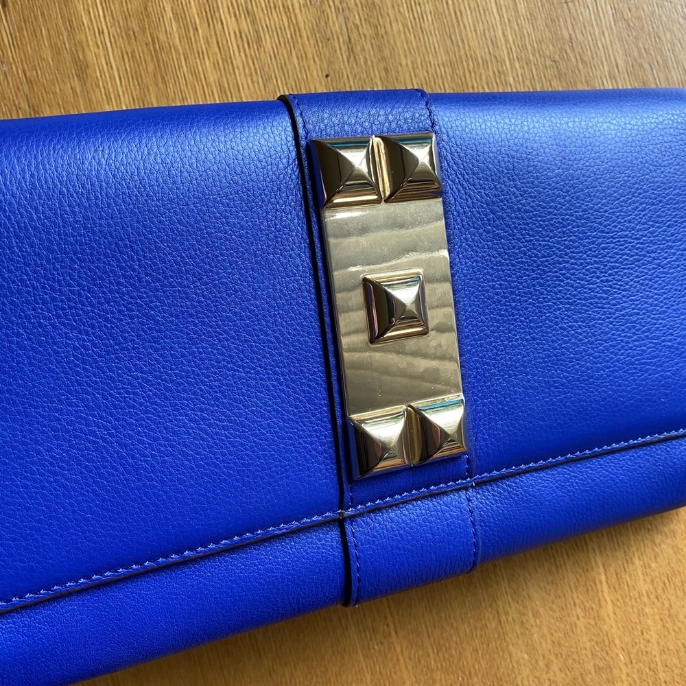 Vince Camuto Blue Clutch